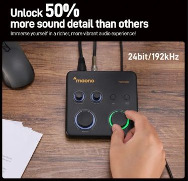 Maono PS-22Lite käytössä