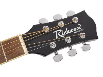 Richwood RA-12BK teräskielinen kitara