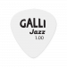 Galli J13W Jazz White Celluloid plektra 